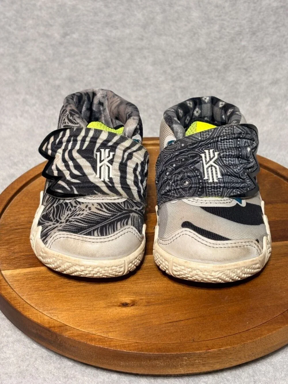 Nike Kybrid S2 TD 'What The Neon' Toddler Shoes Zebra & Palm Print Size 5C